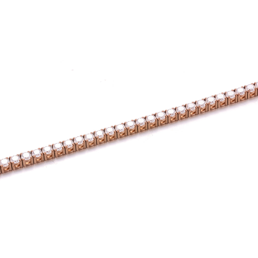 4MM Waterproof Rose Gold Tennis Bracelet