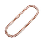 14MM Rose Gold Raised Cuban Chain
