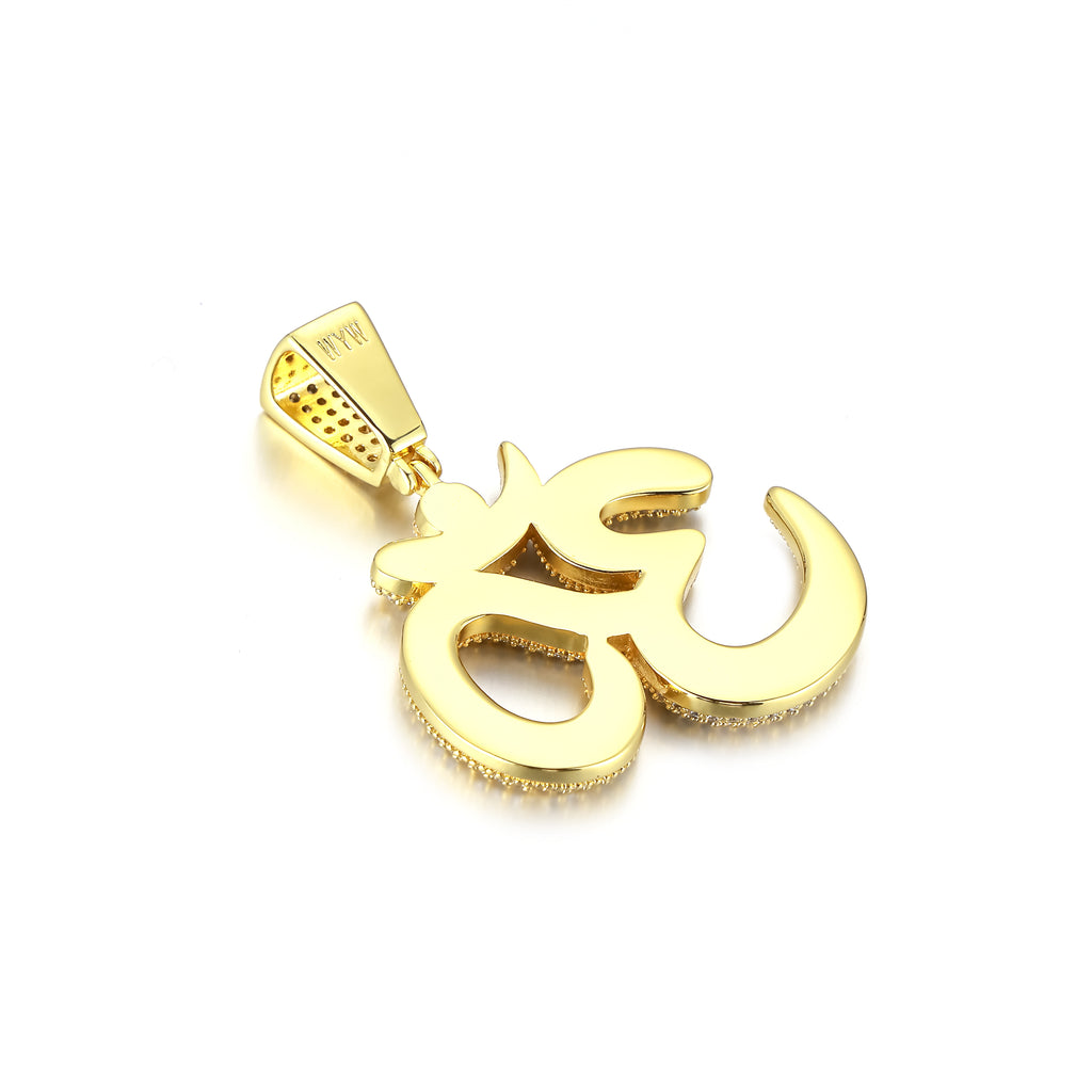 OM Yellow Gold Pendant