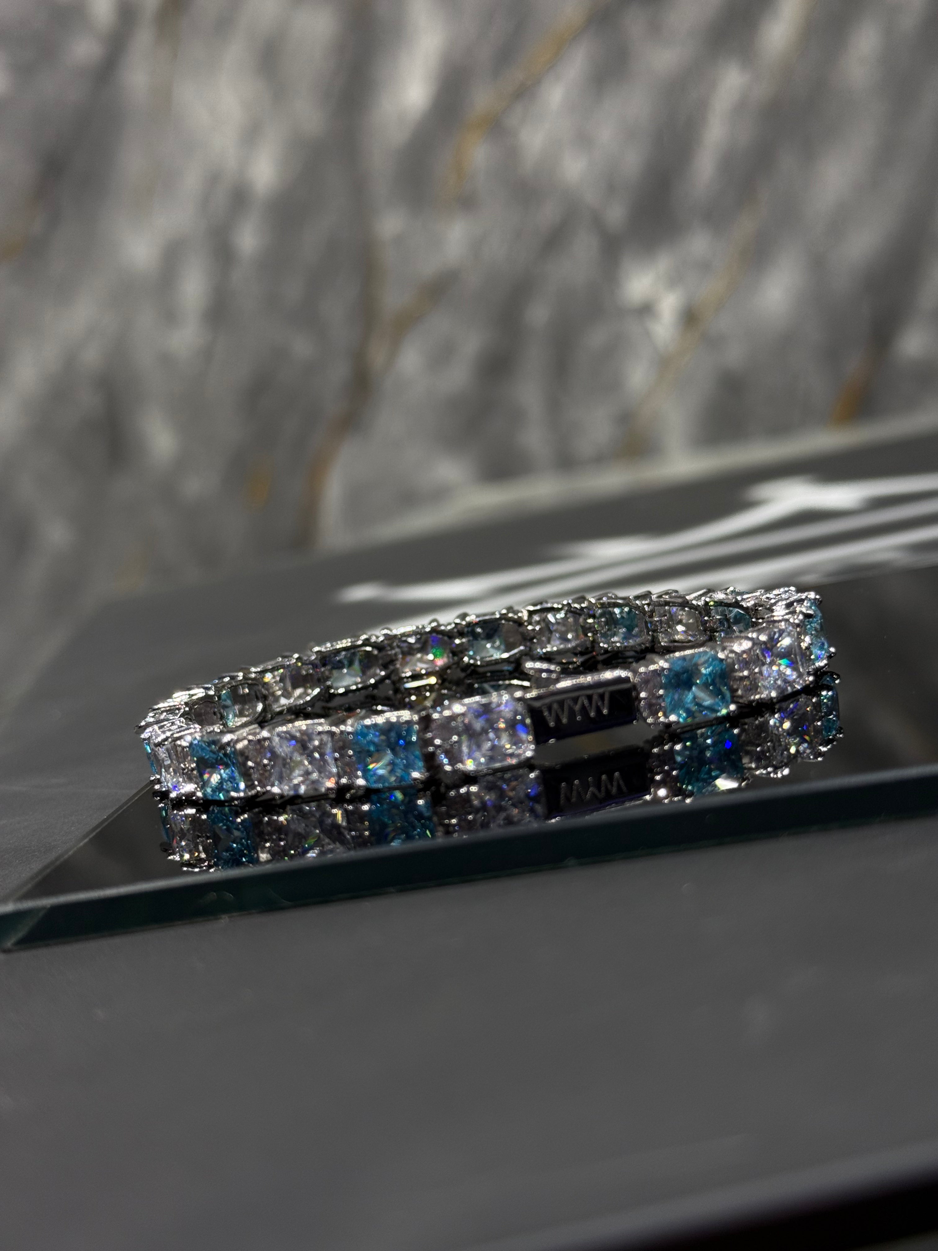 Aqua Marine Tennis Bracelet.