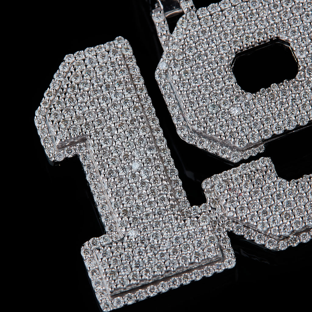 2 Digit Custom Pendant