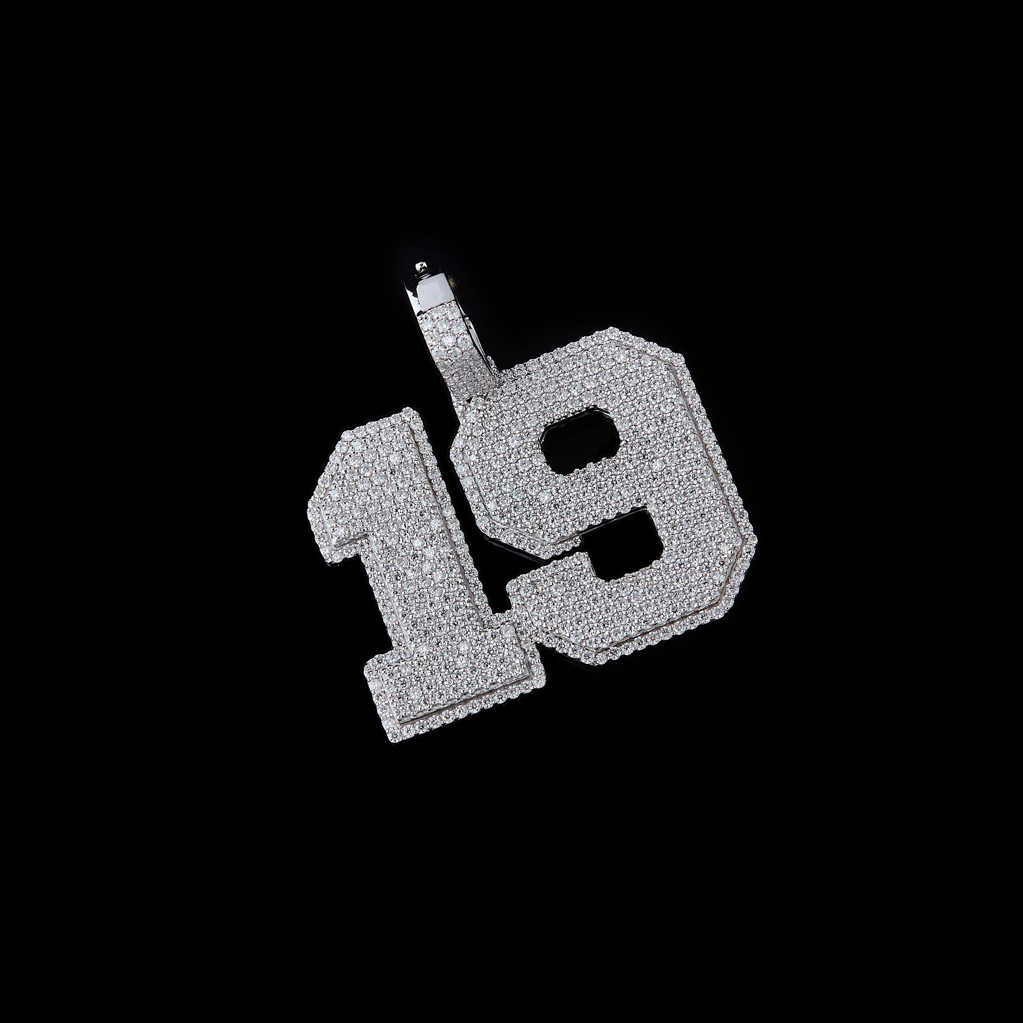 2 Digit Custom Pendant
