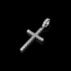 Solitaire Cross Pendant