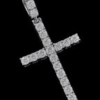 Solitaire Cross Pendant
