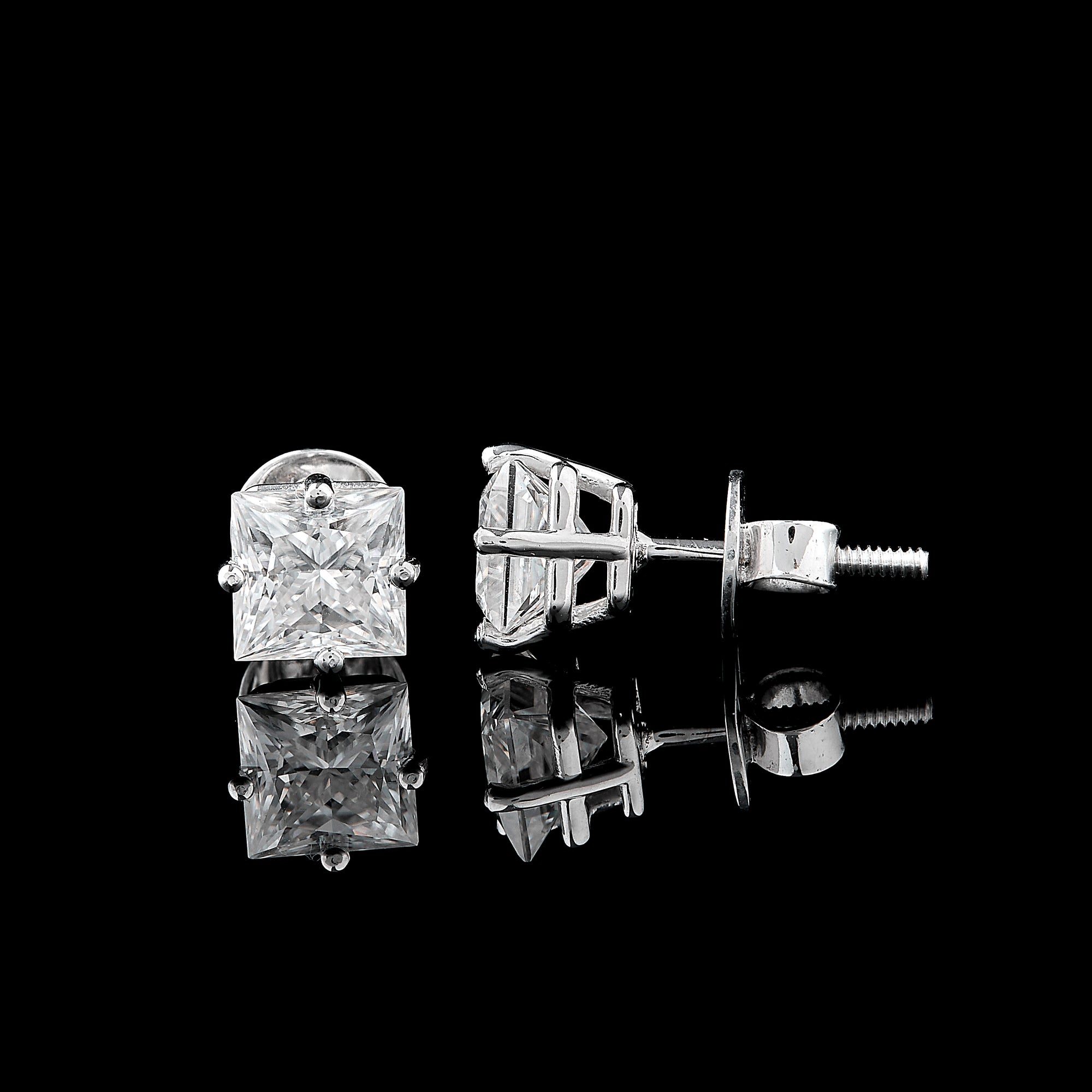 7MM Starlight Square Studs