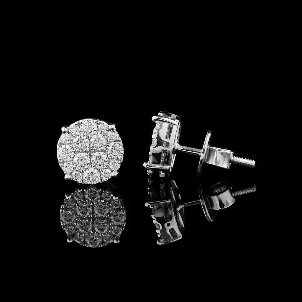 10MM Moissanite Stud