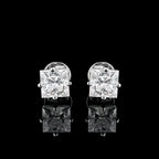 6 Carat Princess Studs