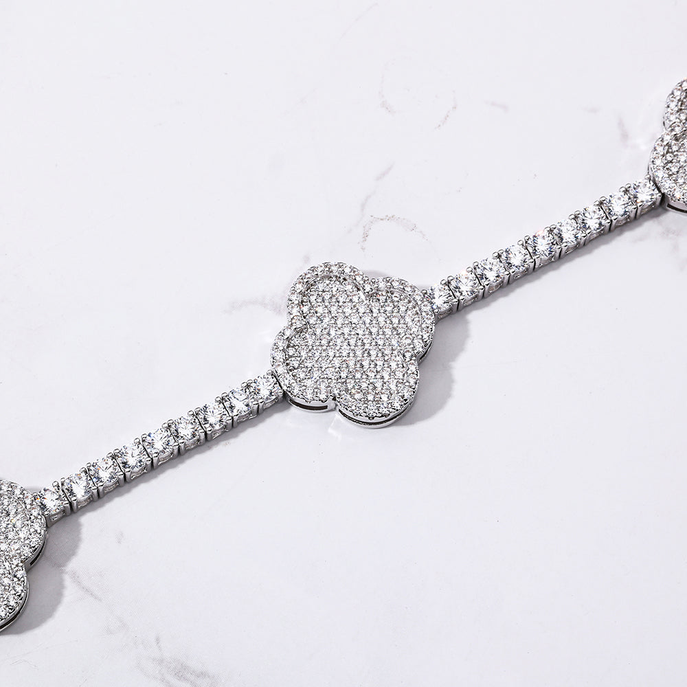 Clover Tennis Bracelet