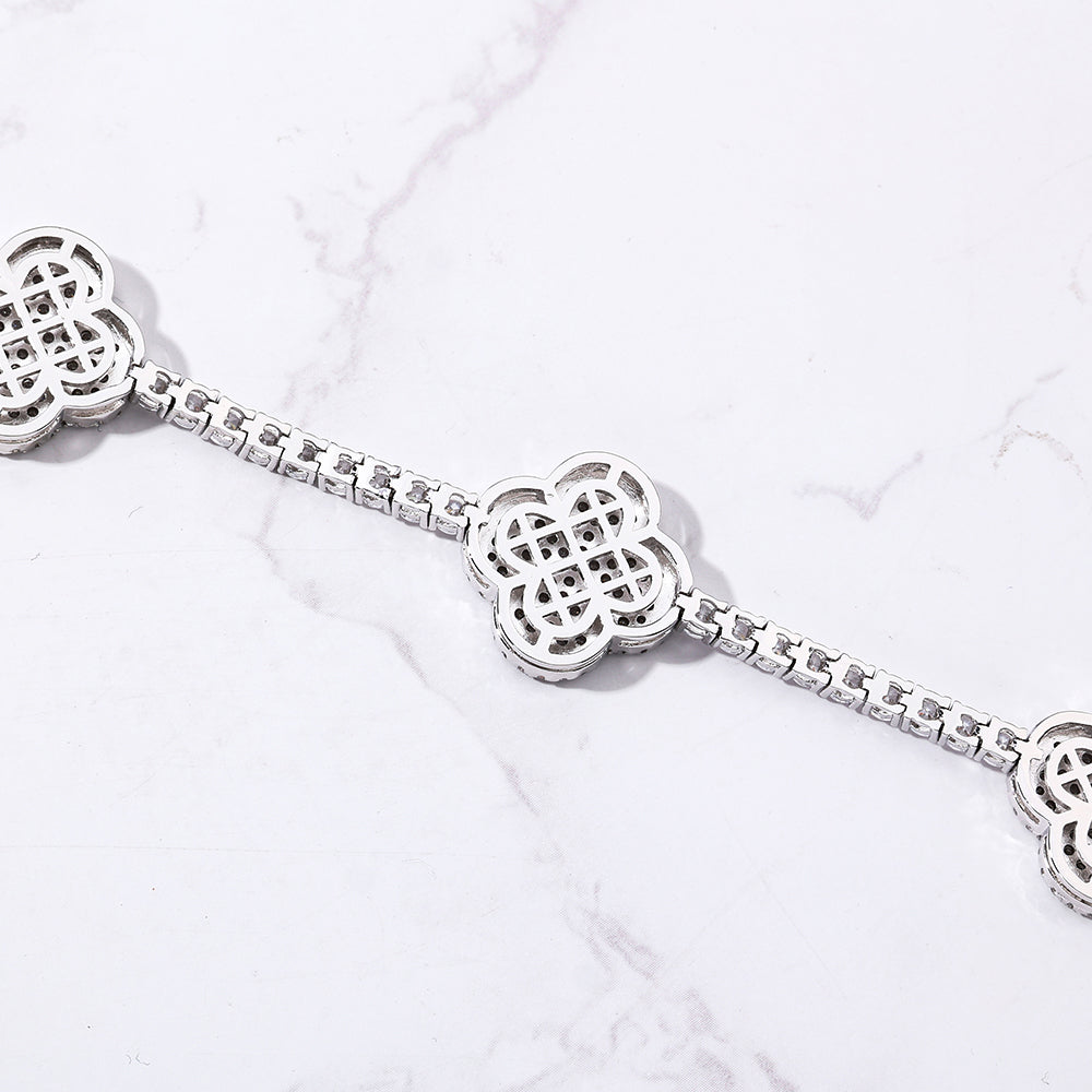 Clover Tennis Bracelet