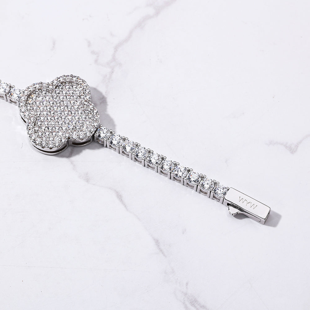 Clover Tennis Bracelet