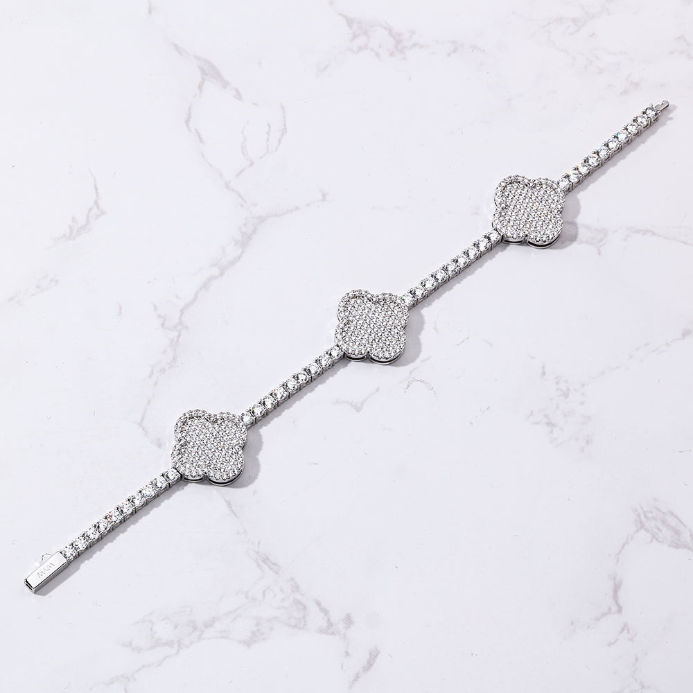Clover Tennis Bracelet