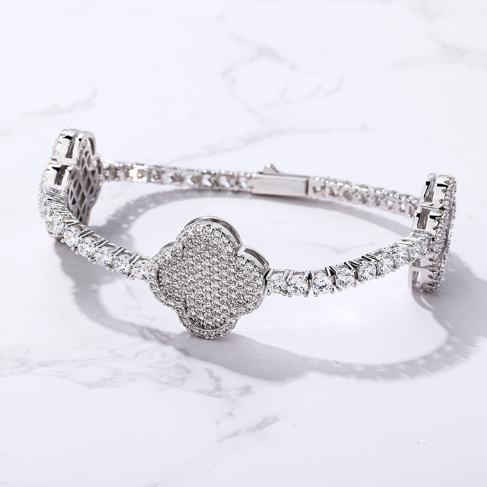 Clover Tennis Bracelet