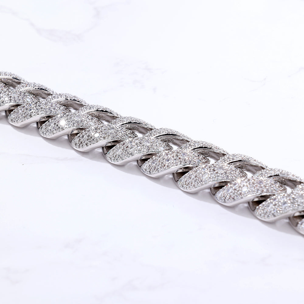 18MM Mosaic Cuban Chain