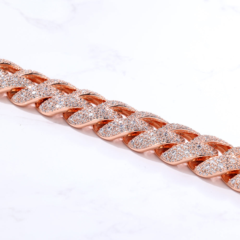 18MM Mosaic Cuban Chain