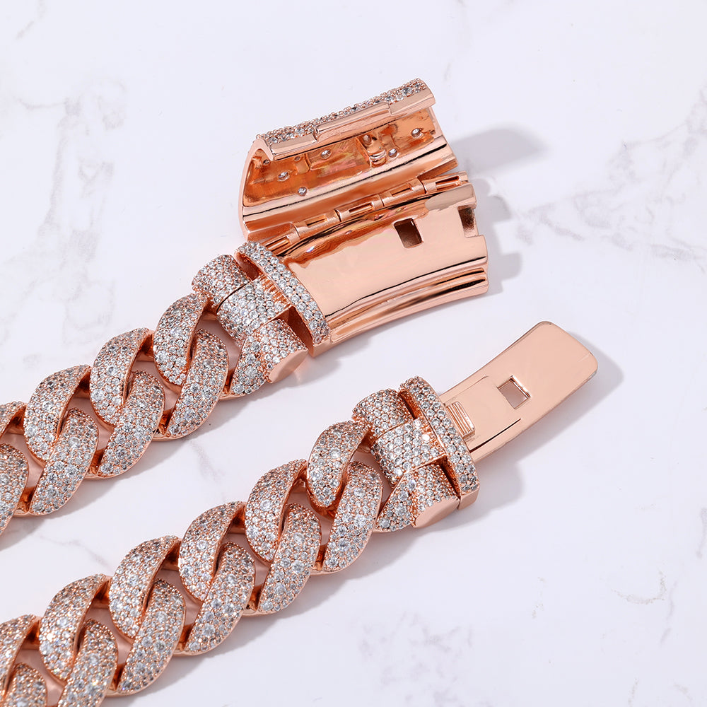 18MM Mosaic Cuban Chain