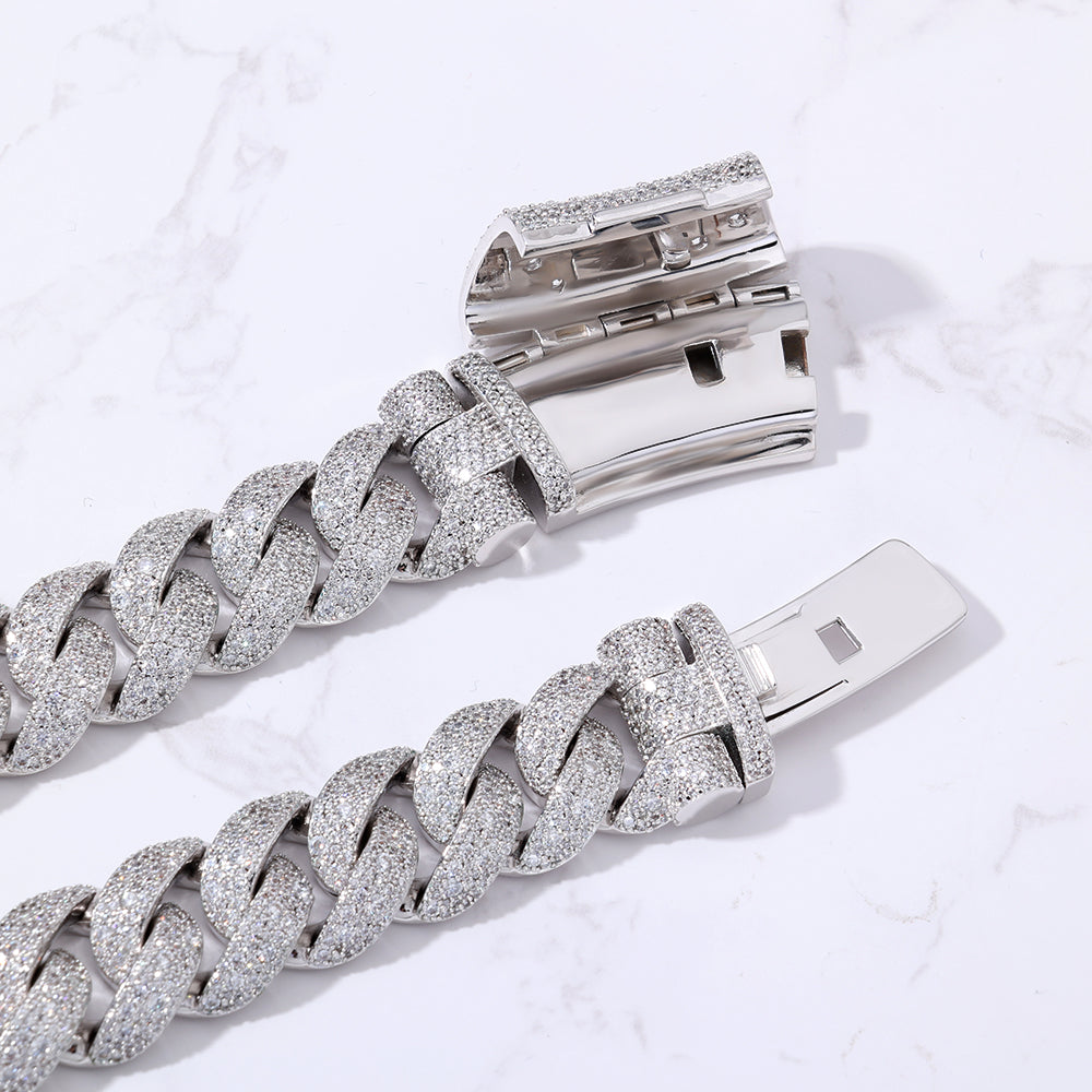 18MM Mosaic Cuban Chain