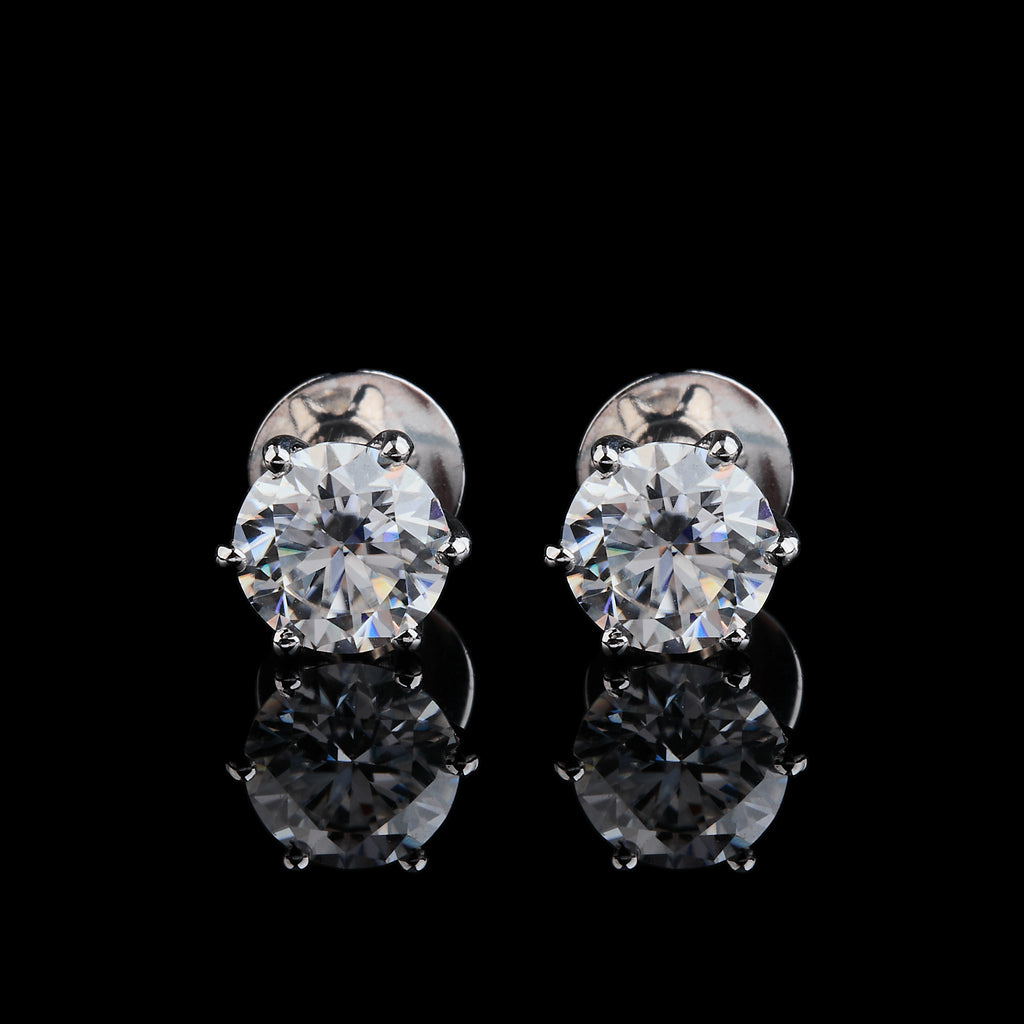 Solitaire Crown Studs