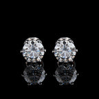 Solitaire Crown Studs