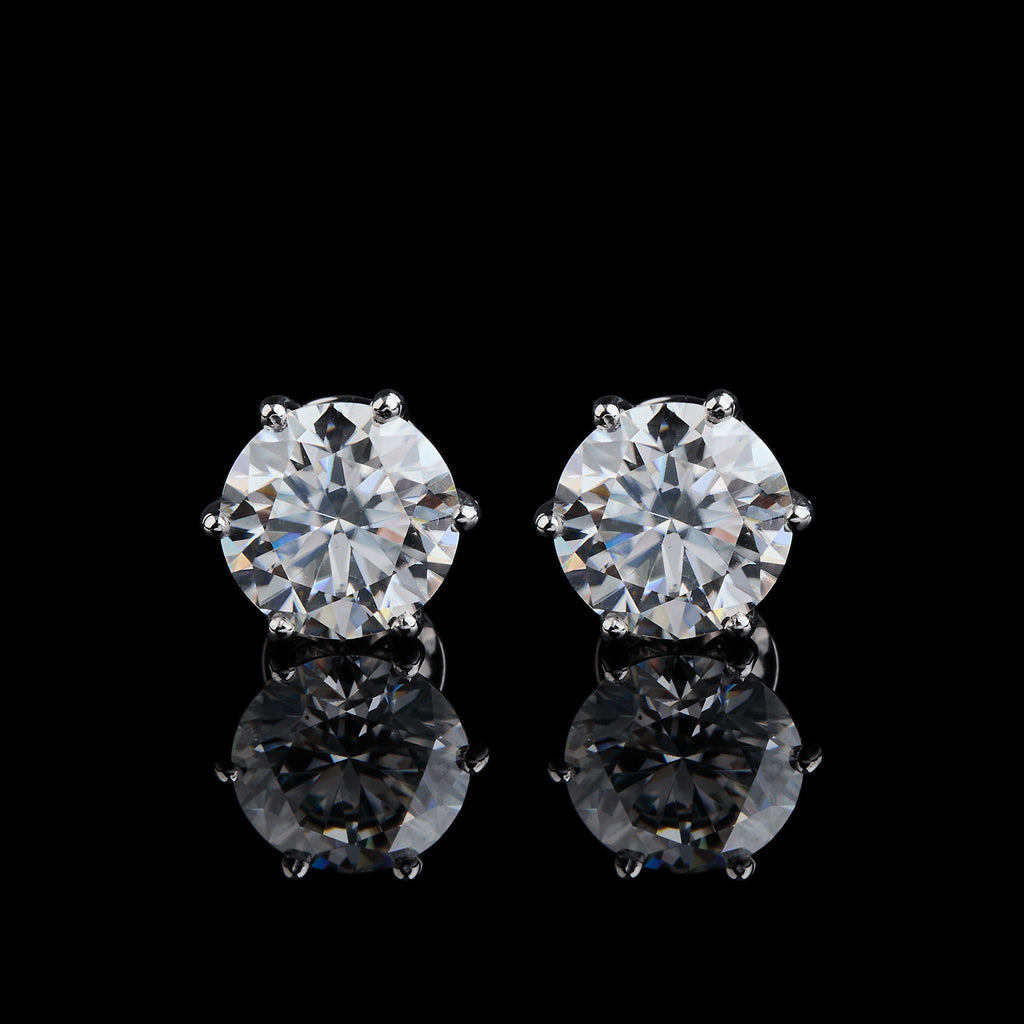 Solitaire Crown Studs