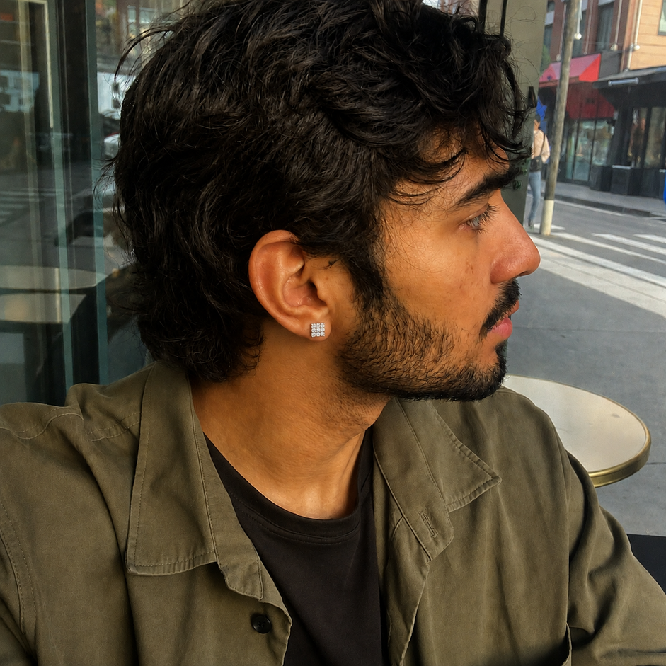 Square Yo Yo Studs