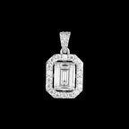 Emerald Diamond Pendant ~ "Spread Shine In The World"