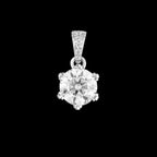 Round Single Diamond Pendant ~ "Be The Shine"