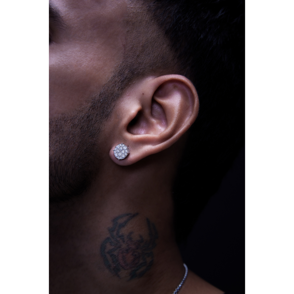 10MM Moissanite Stud
