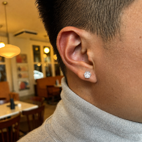 VVS Moissanite Stud