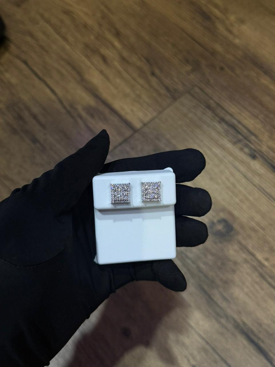 Square Button Studs