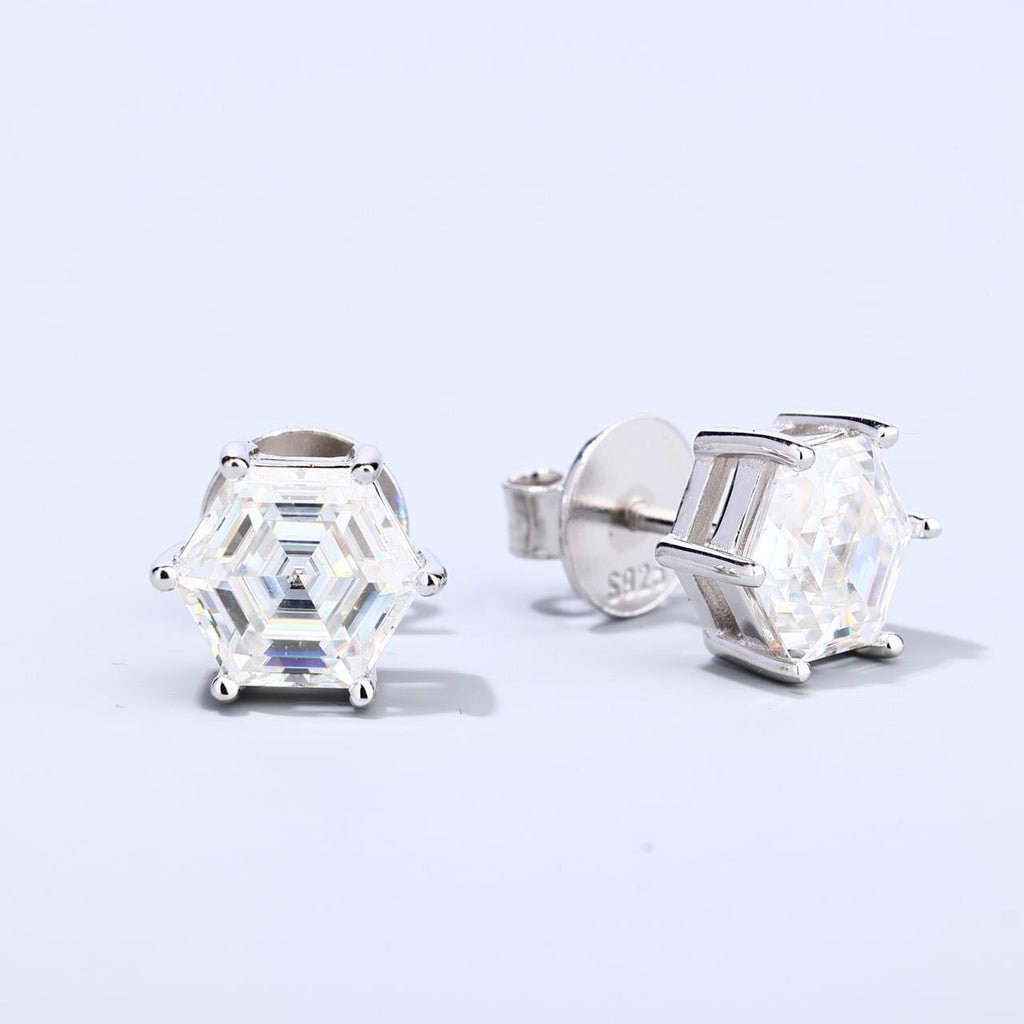 Hexagon Cut Studs