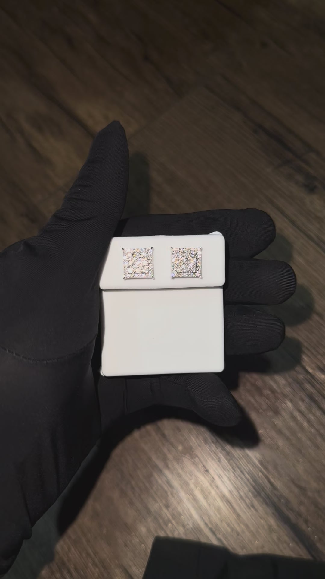 Square Button Studs