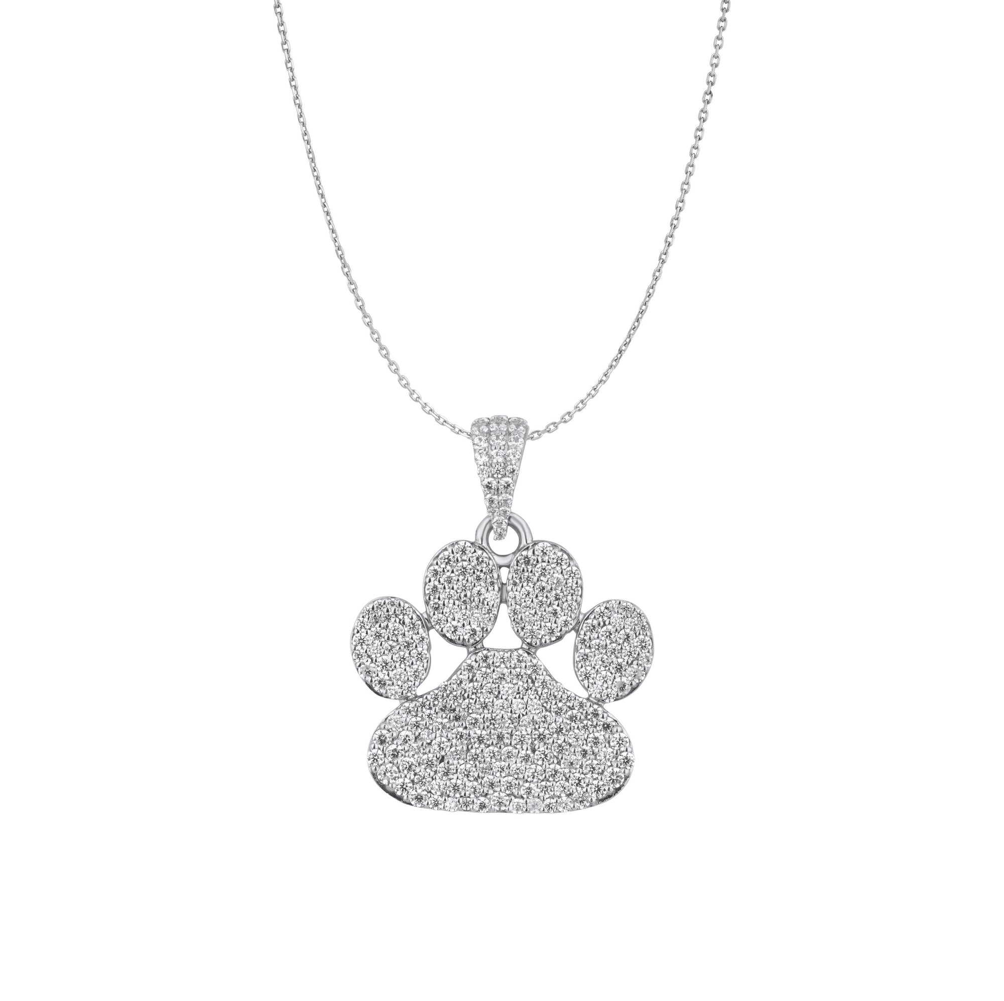 Paw Print Pendant